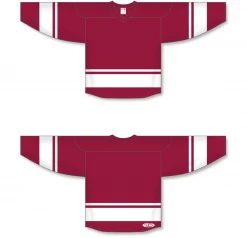 Athletic (AK) Knit Athletic Knit (AK) H6400A-250 Adult AV Red/White League Hockey Jersey