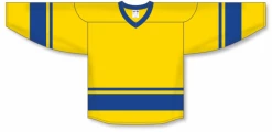 Athletic (AK) Knit Athletic Knit (AK) H6400Y-257 Youth Maize/Royal Blue League Hockey Jersey
