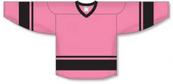 Athletic (AK) Knit Athletic Knit (AK) H6400Y-276 Youth Pink/Black League Hockey Jersey