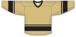 Athletic (AK) Knit Athletic Knit (AK) H6400A-282 Adult Vegas Gold/Black League Hockey Jersey