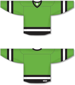 Athletic (AK) Knit Athletic Knit (AK) H6500Y-107 Youth Lime Green/Black/White League Hockey Jersey