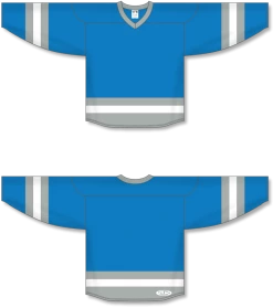 Athletic (AK) Knit Athletic Knit (AK) H6500A-459 Adult Pro Blue/Grey/White League Hockey Jersey