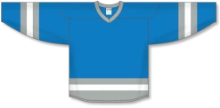 Athletic (AK) Knit Athletic Knit (AK) H6500A-459 Adult Pro Blue/Grey/White League Hockey Jersey