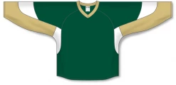 Athletic (AK) Knit Athletic Knit (AK) H6600Y-262 Youth Dark Green/Vegas Gold/White League Hockey Jersey