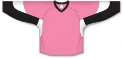 Athletic (AK) Knit Athletic Knit (AK) H6600Y-272 Youth Pink/Black/White League Hockey Jersey