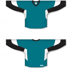Athletic (AK) Knit Athletic Knit (AK) H6600Y-457 Youth Pacific Teal/Black/White League Hockey Jersey 9 Athletic (AK) Knit Athletic Knit (AK) H6600Y-457 Youth Pacific Teal/Black/White League Hockey Jersey