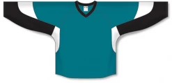 Athletic (AK) Knit Athletic Knit (AK) H6600Y-457 Youth Pacific Teal/Black/White League Hockey Jersey 8 Athletic (AK) Knit Athletic Knit (AK) H6600Y-457 Youth Pacific Teal/Black/White League Hockey Jersey