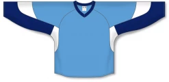 Athletic (AK) Knit Athletic Knit (AK) H6600Y-475 Youth Sky Blue/Navy/White League Hockey Jersey