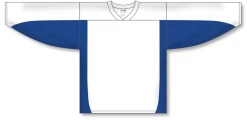 Athletic (AK) Knit Athletic Knit (AK) H7100Y-207 Youth White/Royal Blue Select Hockey Jersey