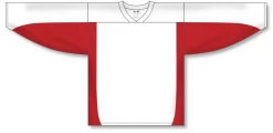 Athletic (AK) Knit Athletic Knit (AK) H7100A-209 Adult White/Red Select Hockey Jersey