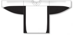 Athletic (AK) Knit Athletic Knit (AK) H7100A-222 Adult White/Black Select Hockey Jersey