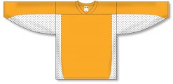 Athletic (AK) Knit Athletic Knit (AK) H7100Y-236 Youth Gold/White Select Hockey Jersey