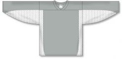 Athletic (AK) Knit Athletic Knit (AK) H7100A-245 Adult Grey/White Select Hockey Jersey