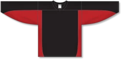 Athletic (AK) Knit Athletic Knit (AK) H7100A-249 Adult Black/Red Select Hockey Jersey