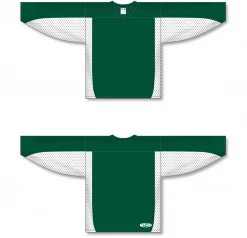 Athletic (AK) Knit Athletic Knit (AK) H7100A-260 Adult Dark Green/White Select Hockey Jersey