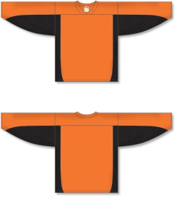 Athletic (AK) Knit Athletic Knit (AK) H7100A-263 Adult Orange/Black Select Hockey Jersey