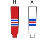 Modelline HC Lev Praha Home Red Knit Ice Hockey Socks