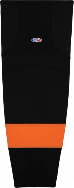 Athletic (AK) Knit Athletic Knit (AK) HS2100-420 2017 Philadelphia Flyers Stadium Series Black Mesh Ice Hockey Socks