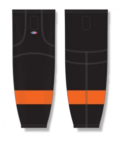 Athletic (AK) Knit Athletic Knit (AK) HS2100-420 2017 Philadelphia Flyers Stadium Series Black Mesh Ice Hockey Socks