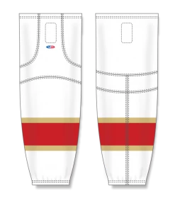 Athletic (AK) Knit Athletic Knit (AK) HS2100-669 2016 Florida Panthers White Mesh Ice Hockey Socks