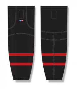 Athletic (AK) Knit Athletic Knit (AK) HS2100-700 2021 Ottawa Senators Black Mesh Ice Hockey Socks