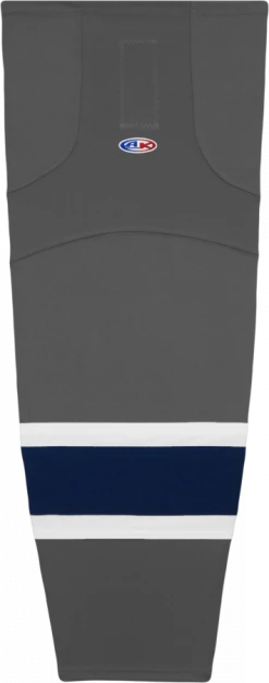 Athletic (AK) Knit Athletic Knit (AK) HS2100-757 2021 Winnipeg Jets Reverse Retro Charcoal Mesh Ice Hockey Socks