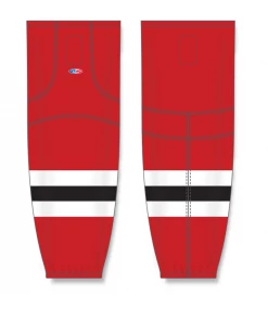 Athletic (AK) Knit Athletic Knit (AK) HS2100-866 2017 New Jersey Devils Red Mesh Ice Hockey Socks