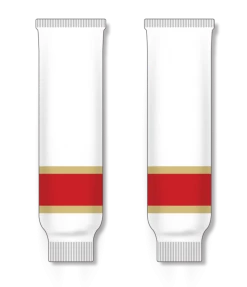 Athletic (AK) Knit Athletic Knit (AK) HS630-669 2017 Florida Panthers White Knit Ice Hockey Socks