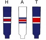 Modelline HC SKA Saint Petersburg Home Royal Blue Knit Ice Hockey Socks 4 Modelline HC SKA Saint Petersburg Home Royal Blue Knit Ice Hockey Socks