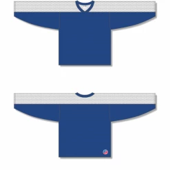 Athletic (AK) Knit Hockey Athletic Knit (AK) LB153A-206 Adult Royal Blue/White Box Lacrosse Jersey