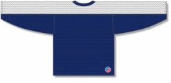 Athletic (AK) Knit Athletic Knit (AK) LB153Y-216 Youth Navy/White Box Lacrosse Jersey