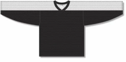 Athletic (AK) Knit Athletic Knit (AK) LB153Y-221 Youth Black/White Box Lacrosse Jersey Hockey