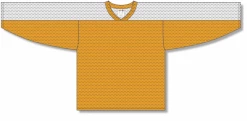 Athletic (AK) Knit Athletic Knit (AK) LB153Y-236 Youth Gold/White Box Lacrosse Jersey