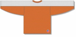 Athletic (AK) Knit Athletic Knit (AK) LB153A-238 Adult Orange/White Box Lacrosse Jersey
