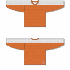 Athletic (AK) Knit Hockey Athletic Knit (AK) LB153Y-238 Youth Orange/White Box Lacrosse Jersey