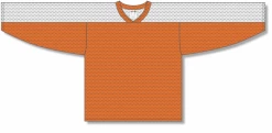 Athletic (AK) Knit Athletic Knit (AK) LB153A-238 Adult Orange/White Box Lacrosse Jersey
