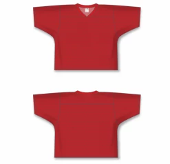 Athletic (AK) Knit Hockey Athletic Knit (AK) LF151A-005 Adult Red Field Lacrosse Jersey