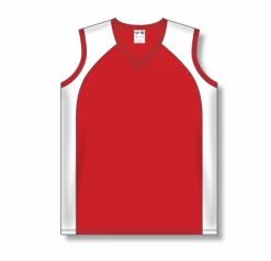 Athletic (AK) Knit Hockey Athletic Knit (AK) V601L-208 Ladies Red/White Volleyball Jersey