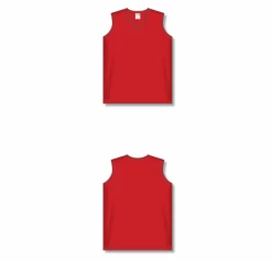 Athletic (AK) Knit Athletic Knit (AK) BA635L-005 Ladies Red Softball Jersey