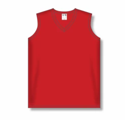 Athletic (AK) Knit Athletic Knit (AK) BA635L-005 Ladies Red Softball Jersey