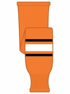 K1 Sportswear Philadelphia Flyers Orange Knit Ice Hockey Socks