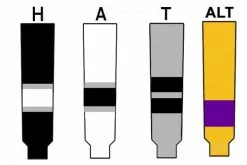 Modelline Los Angeles Kings Alternate Gold Knit Ice Hockey Socks