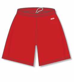Athletic (AK) Knit Athletic Knit (AK) VS1300Y-005 Youth Red Volleyball Shorts