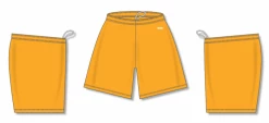 Athletic (AK) Knit Athletic Knit (AK) BS1300L-006 Ladies Gold Basketball Shorts