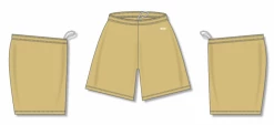 Athletic (AK) Knit Athletic Knit (AK) SS1300L-008 Ladies Vegas Gold Soccer Shorts
