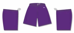 Athletic (AK) Knit Athletic Knit (AK) LS1300Y-010 Youth Purple Lacrosse Shorts