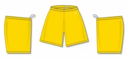Athletic (AK) Knit Athletic Knit (AK) BS1300M-055 Mens Maize Basketball Shorts