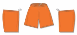 Athletic (AK) Knit Athletic Knit (AK) SS1300L-064 Ladies Orange Soccer Shorts