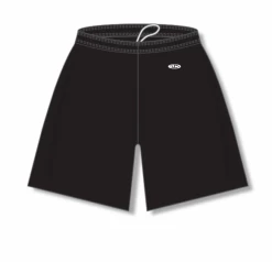 Athletic (AK) Knit Athletic Knit (AK) SS1700M-001 Mens Black Soccer Shorts