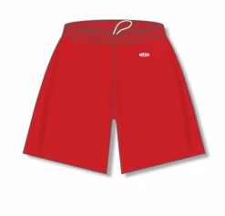 Athletic (AK) Knit Athletic Knit (AK) VS1700Y-005 Youth Red Volleyball Shorts